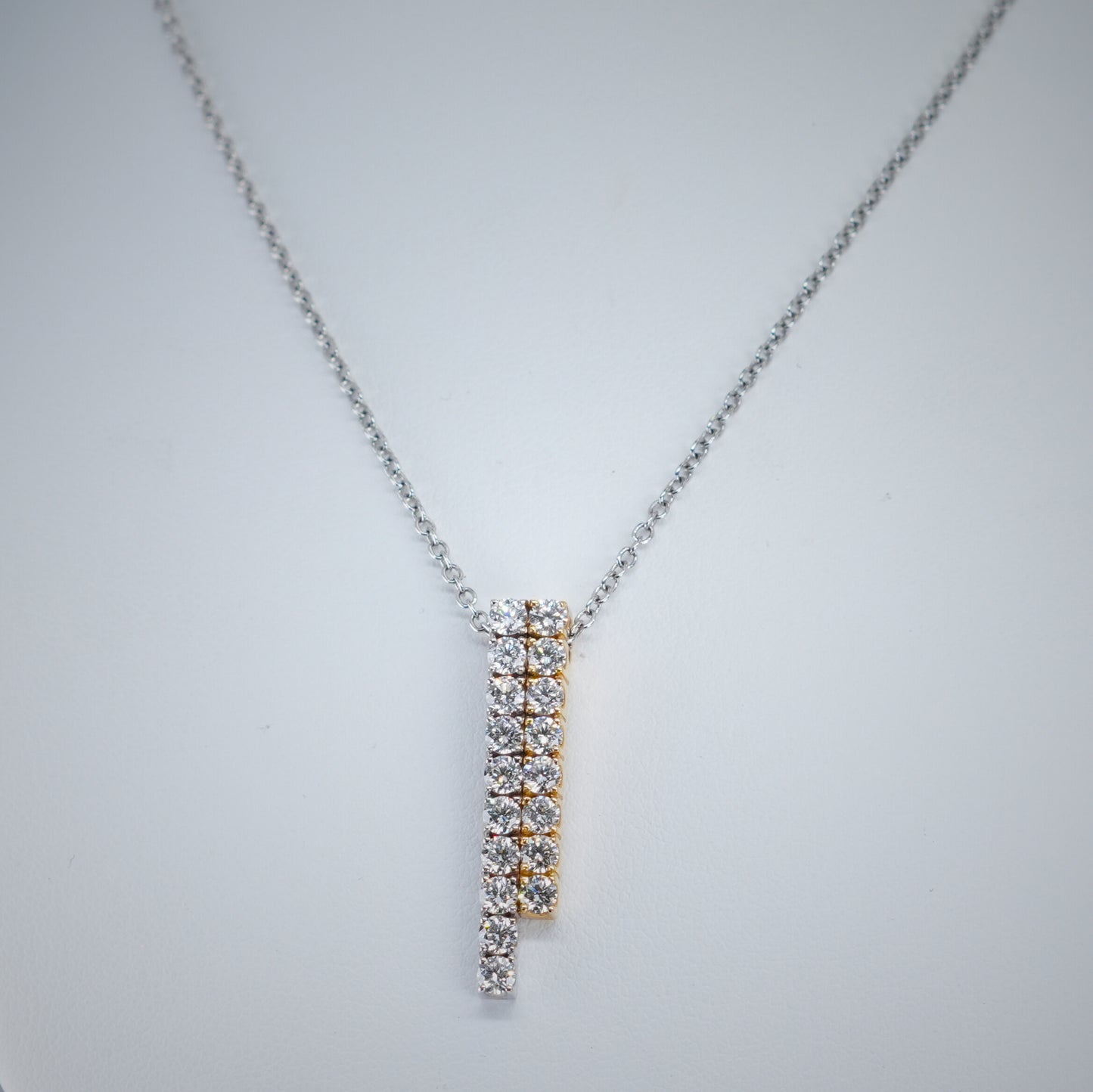 18K Skyline 1.50ct Diamond necklace
