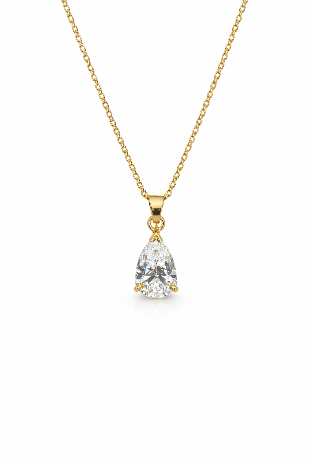 Pear Diamond Pendant