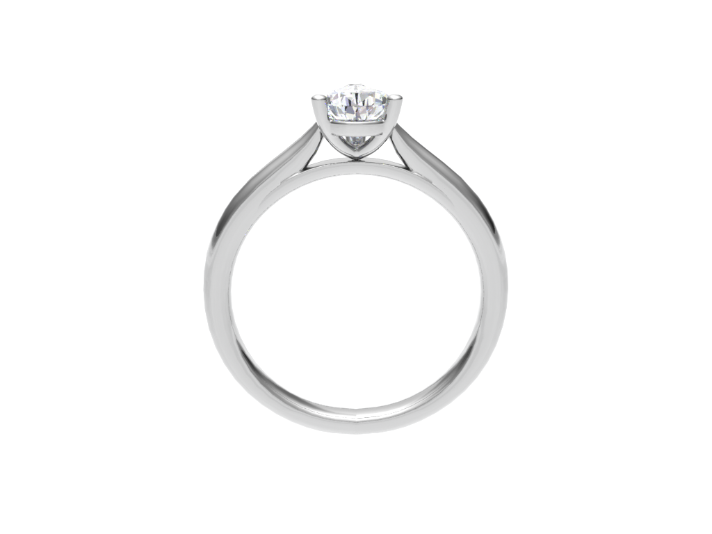 Pear shape Diamond single stone