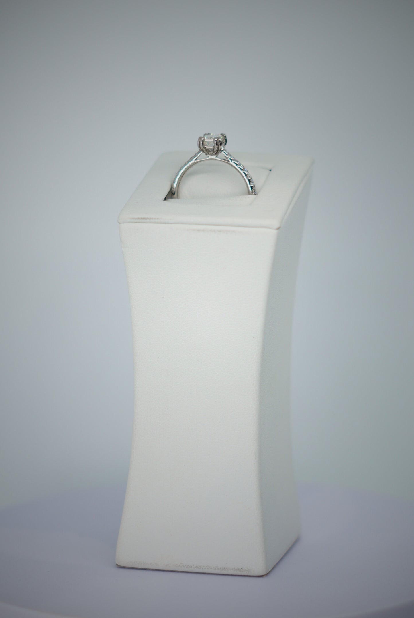 Platinum Emerald Cut 1ct Diamond Ring