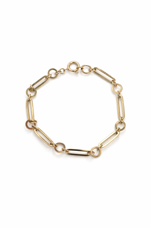 Pre-Loved 9K Yellow Gold Open Link Bracelet