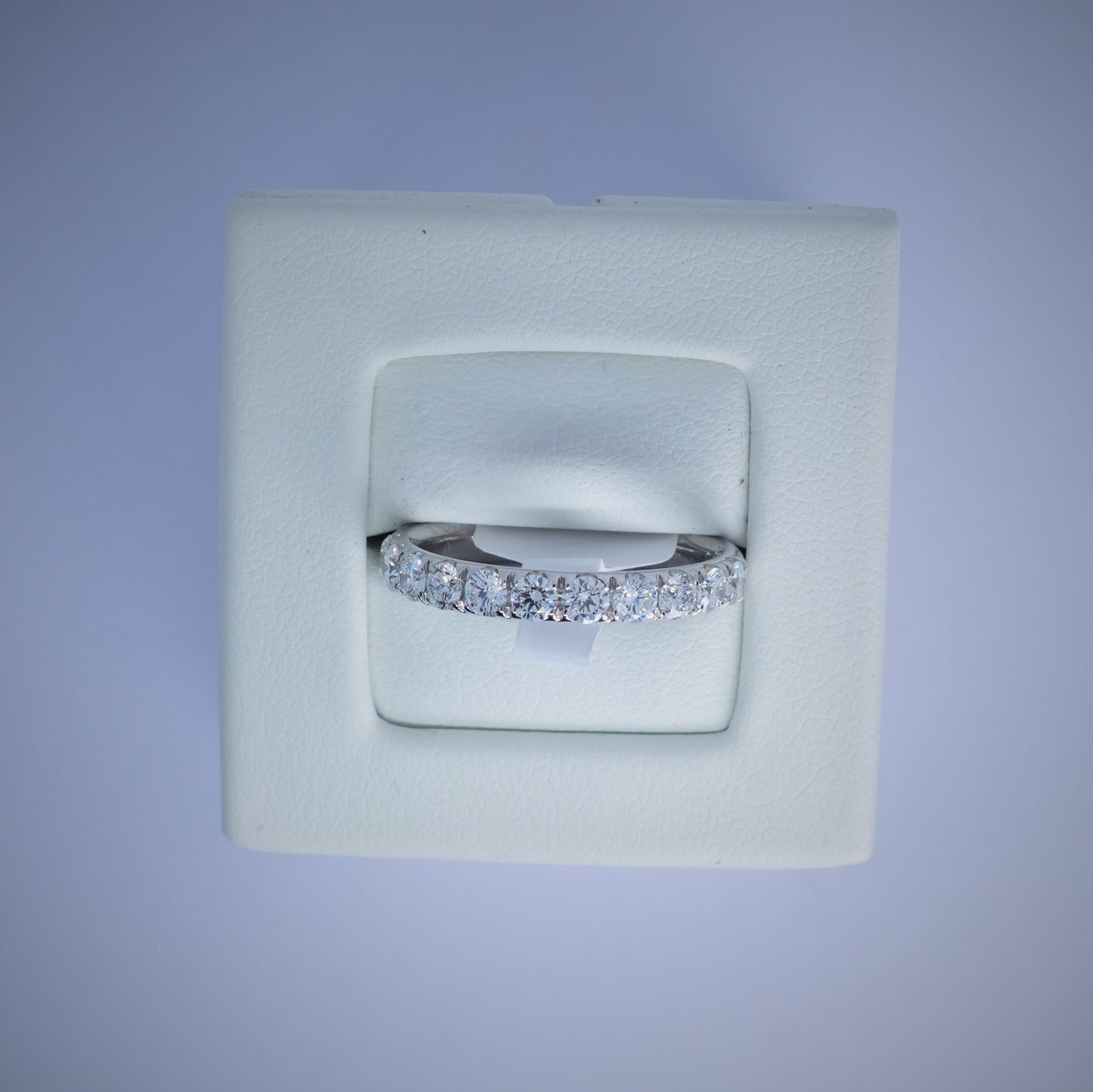 Platinum 0.97TCW Diamond Eternity Ring