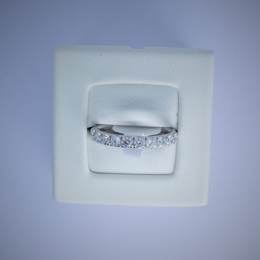 Platinum 0.97TCW Diamond Eternity Ring