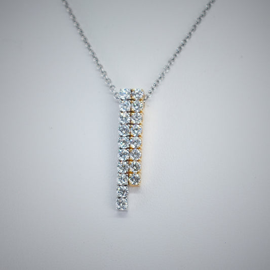 18K Skyline 1.50ct Diamond necklace