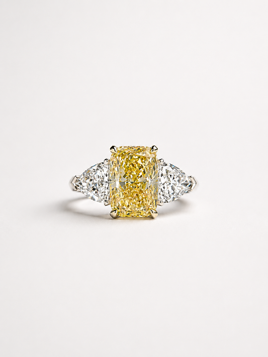 The Yellow Diamond Trilogy Ring