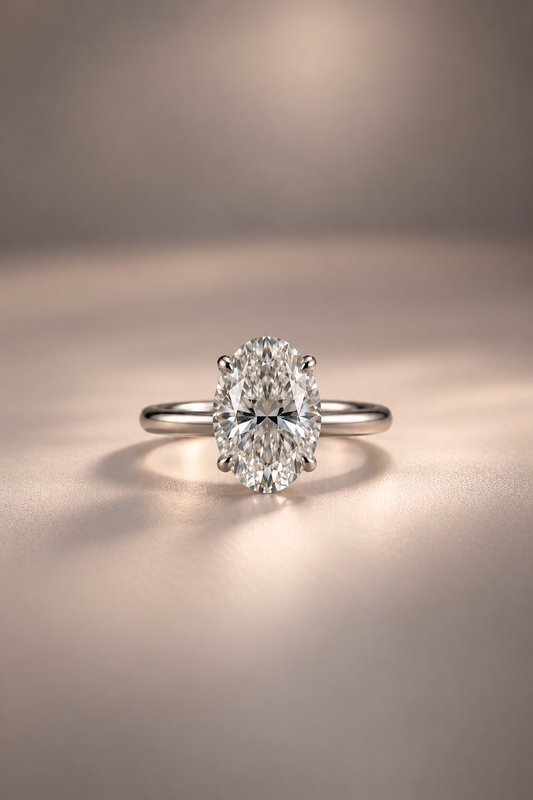 The Slim Oval - Platinum