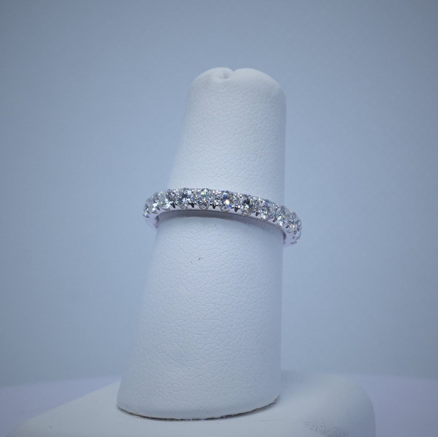 Platinum 0.97TCW Diamond Eternity Ring