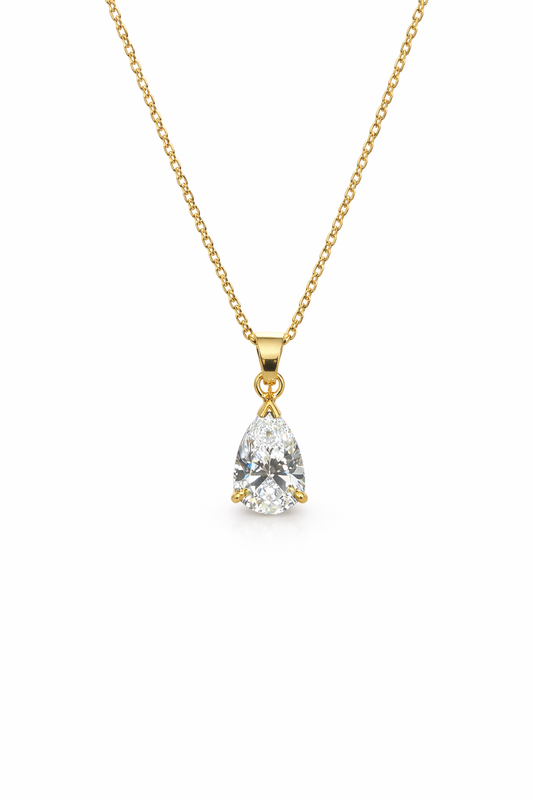 Pear Diamond Pendant