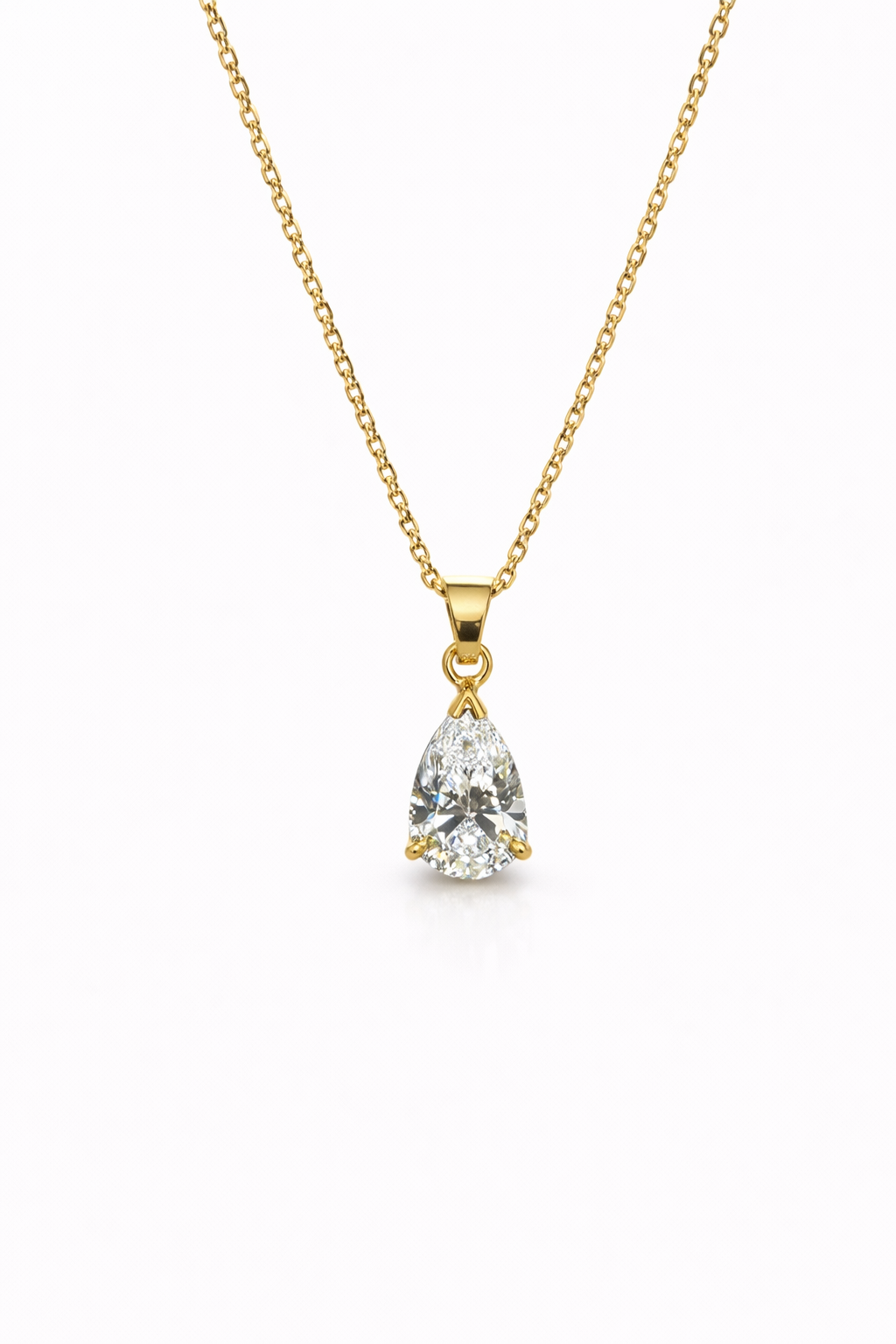 Pear Diamond Pendant