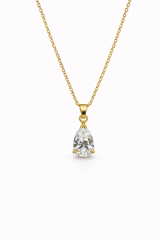 Pear Diamond Pendant