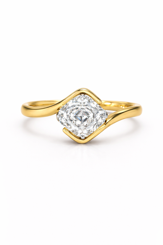 The Asscher Crossover Ring