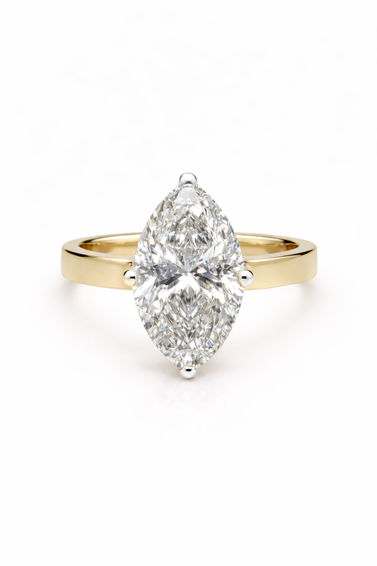 The Cigar Marquise Ring