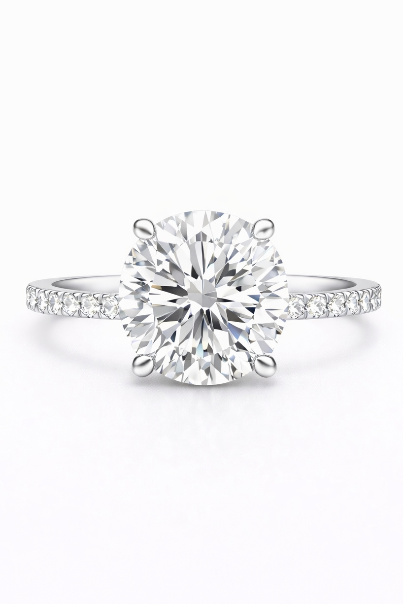 The Pave Round Ring