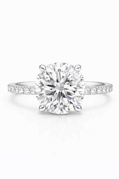 The Pave Round Ring