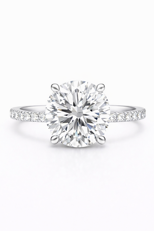The Pave Round Ring