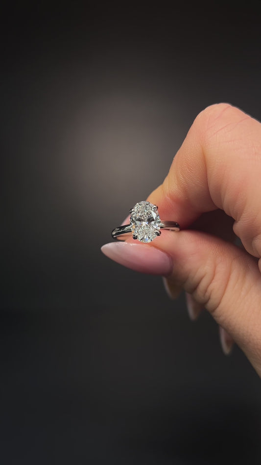 The Slim Oval - Platinum