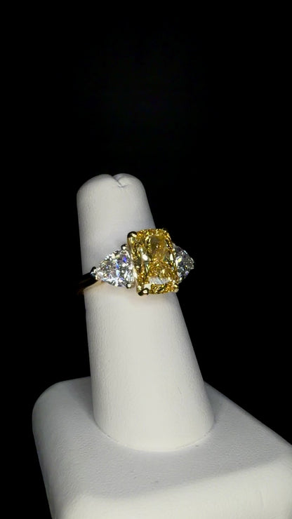 The Yellow Diamond Trilogy Ring