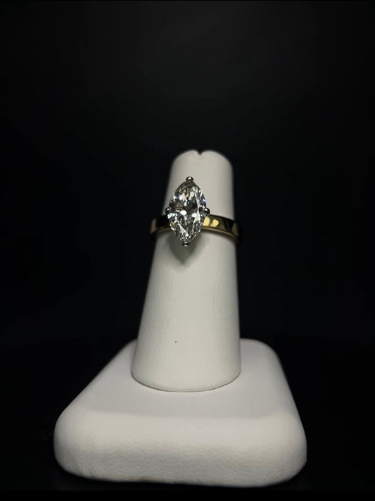 The Cigar Marquise Ring