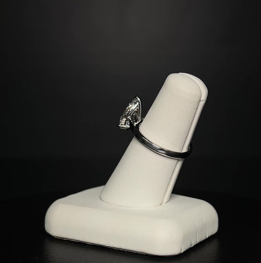 The Cathedral Pear Shape Ring