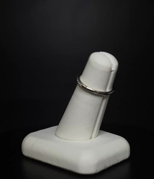 Platinum Diamond Half Eternity Ring - 0.15ct